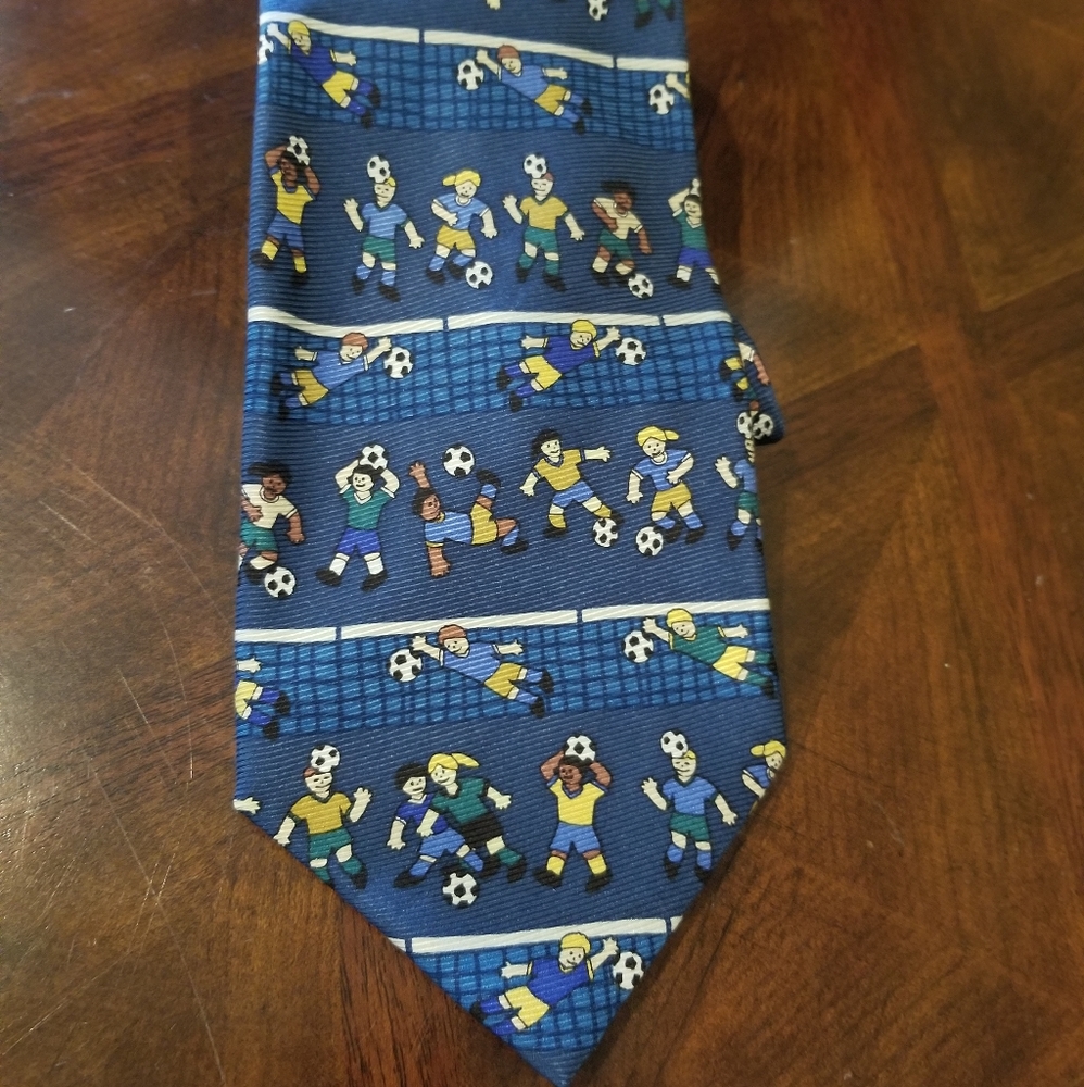 For kids neckwear soccer tie